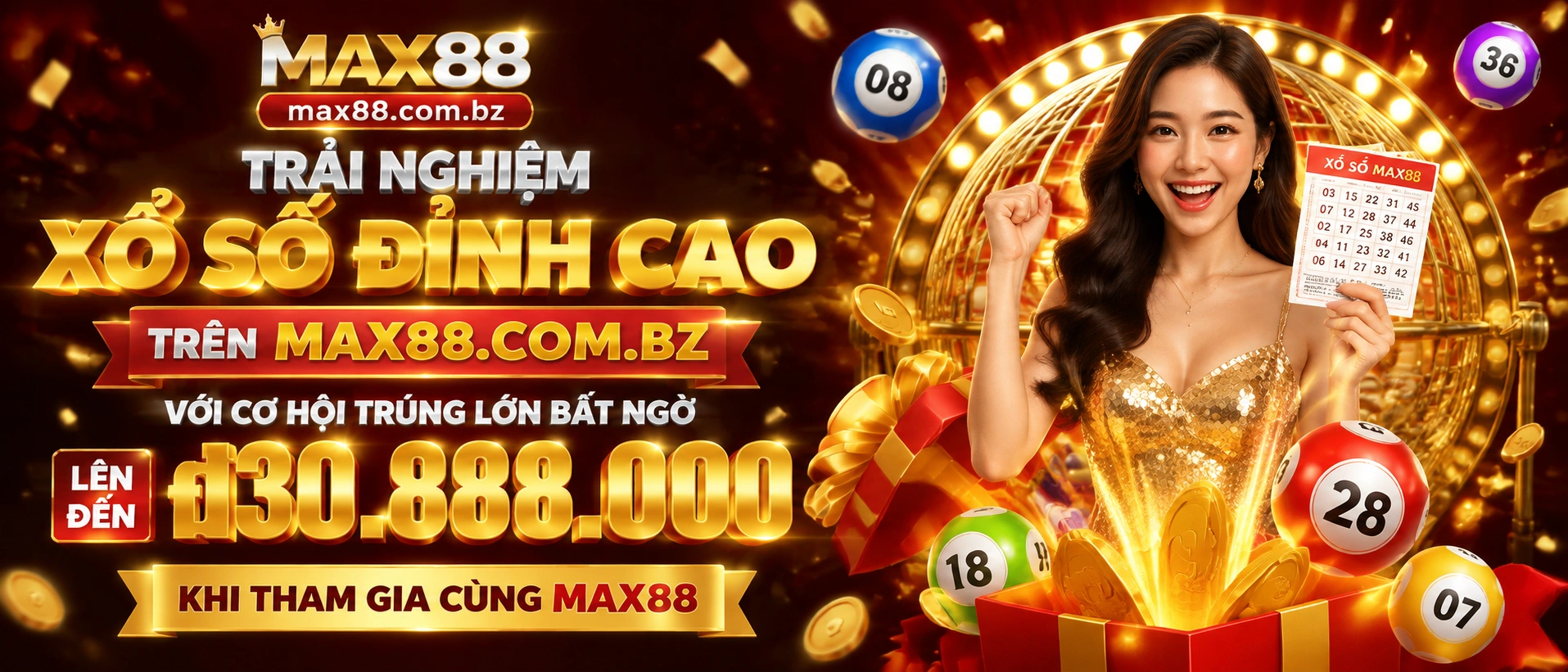 MAX88 tra cứu kết quả xổ số theo khu vực